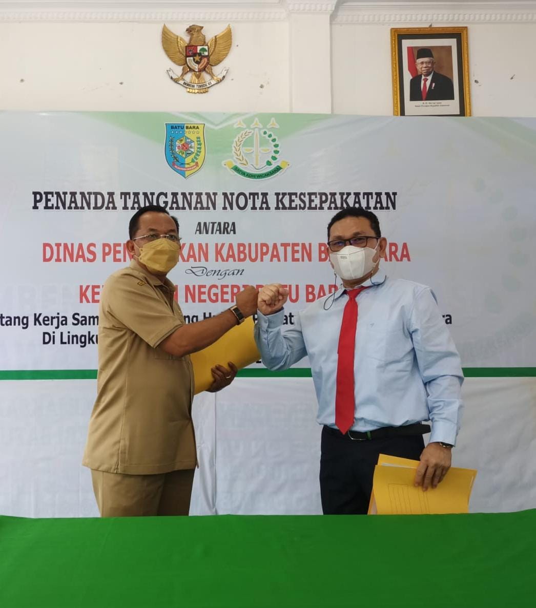 Disdik Batu Bara Lakukan MoU bersama Kejari Batu Bara