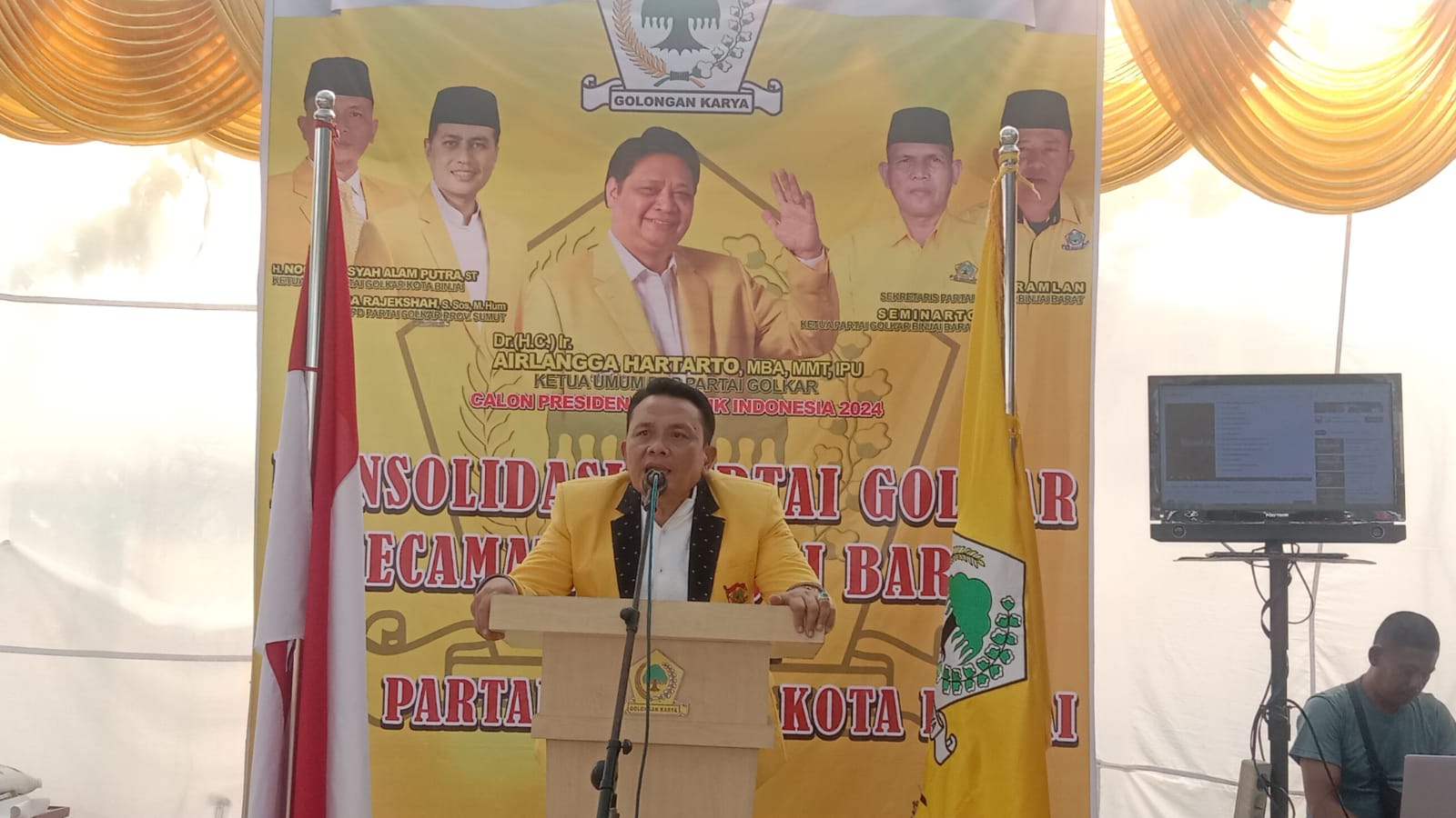 SPIRIT MENUJU 2024, GOLKAR BINJAI SIAP SUKSES LEGESLATIF, PILPRES DAN PILKADA