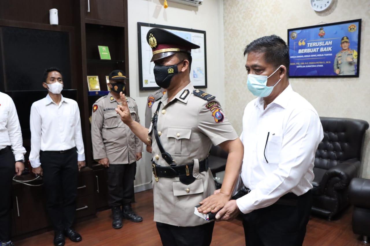 Kapolres Serdang Bedagai Pimpin Sertijab Kasat Binmas, Ini Pesan Kapolres