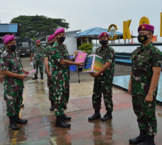 Sambut Idul Fitri 1443 H, Danyonmarhanlan I Belawan Berikan Bingkisan Dan Tali Asih.