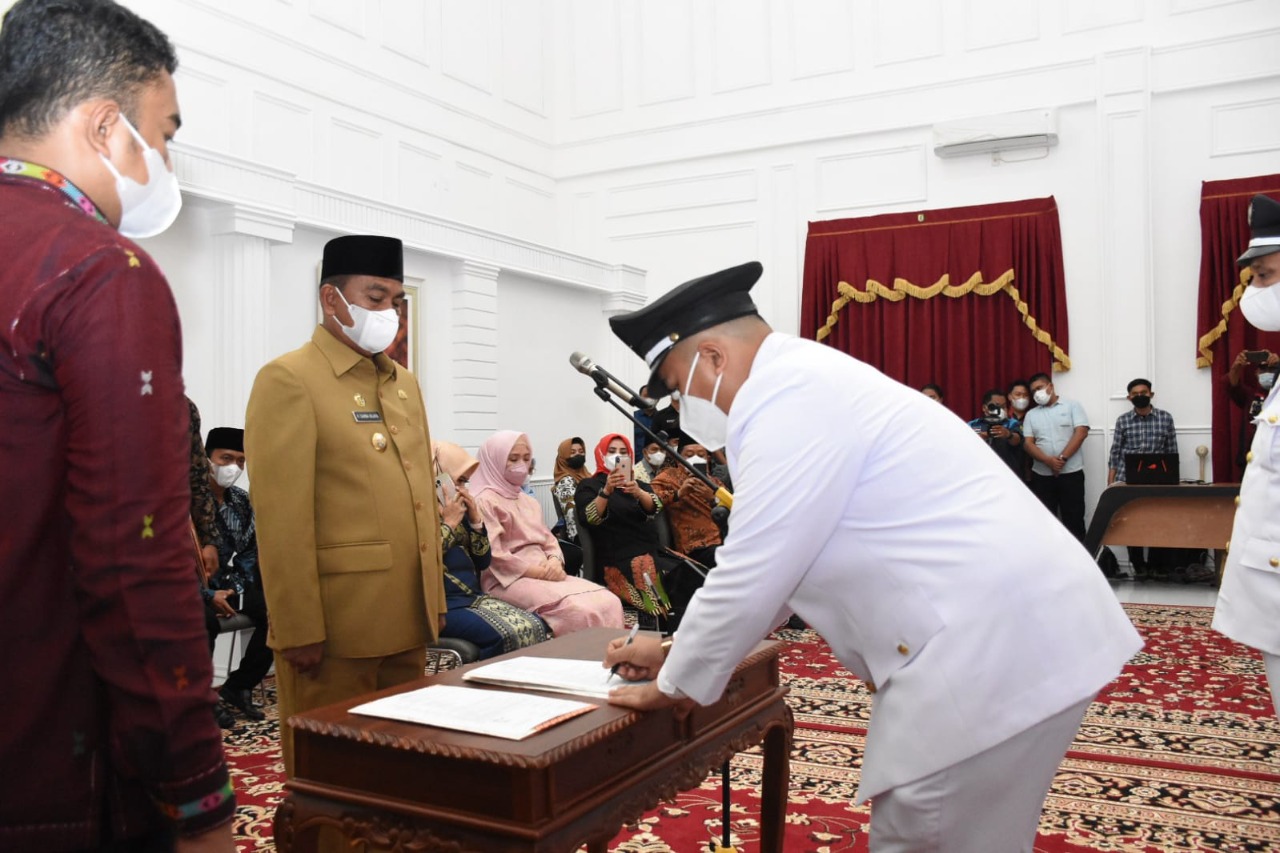 Lantik Kades Terpilih, Bupati Sergai Sampaikan 6 Pesan Penting