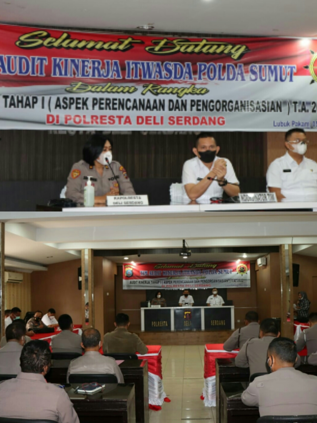 Itwasda Polda Sumut Audit Kinerja Polresta Deli Serdang