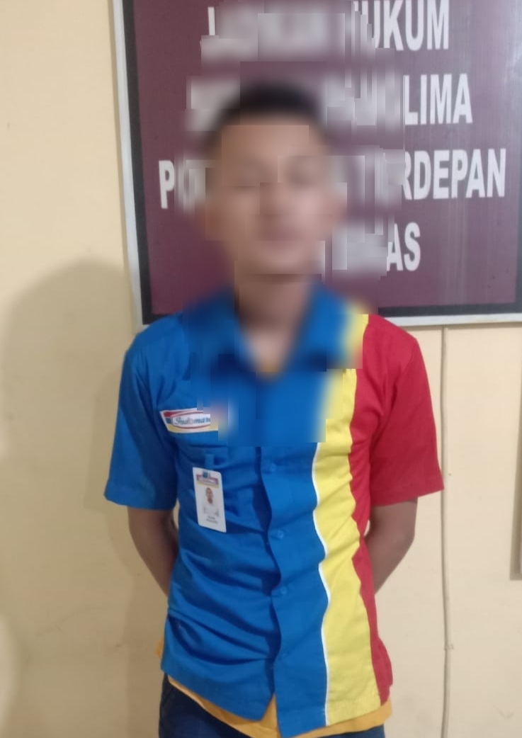 Nekat Bobol dan Gondol Uang Brankas Toko, Karyawan Indomaret Dicokol Satreskrim Polsek Firdaus