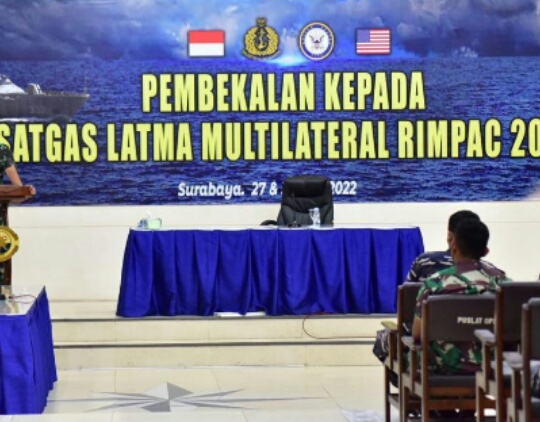 Danyonmarhanlan l Berikan Pembekalan Kepada Satgas Multilateral Rimpac 2022