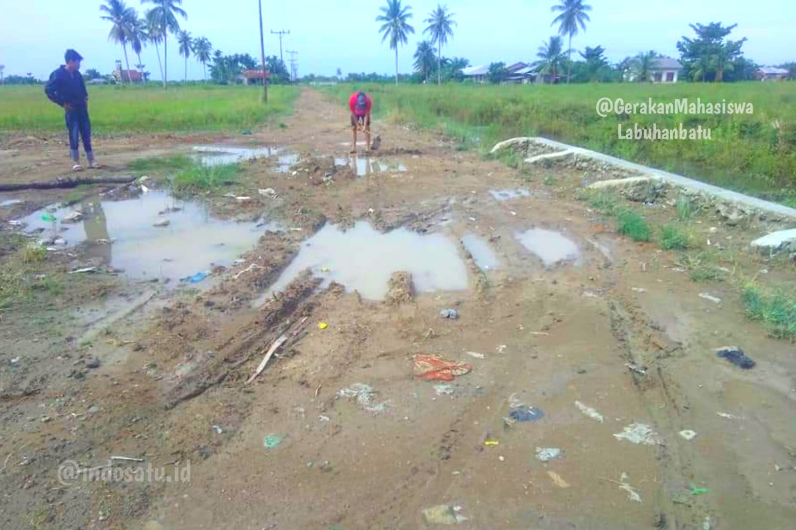 Infrastruktur Jalan Pesisir Memperhatinkan, Ini Harapan Germalab Untuk Pemkab Labuhan Batu