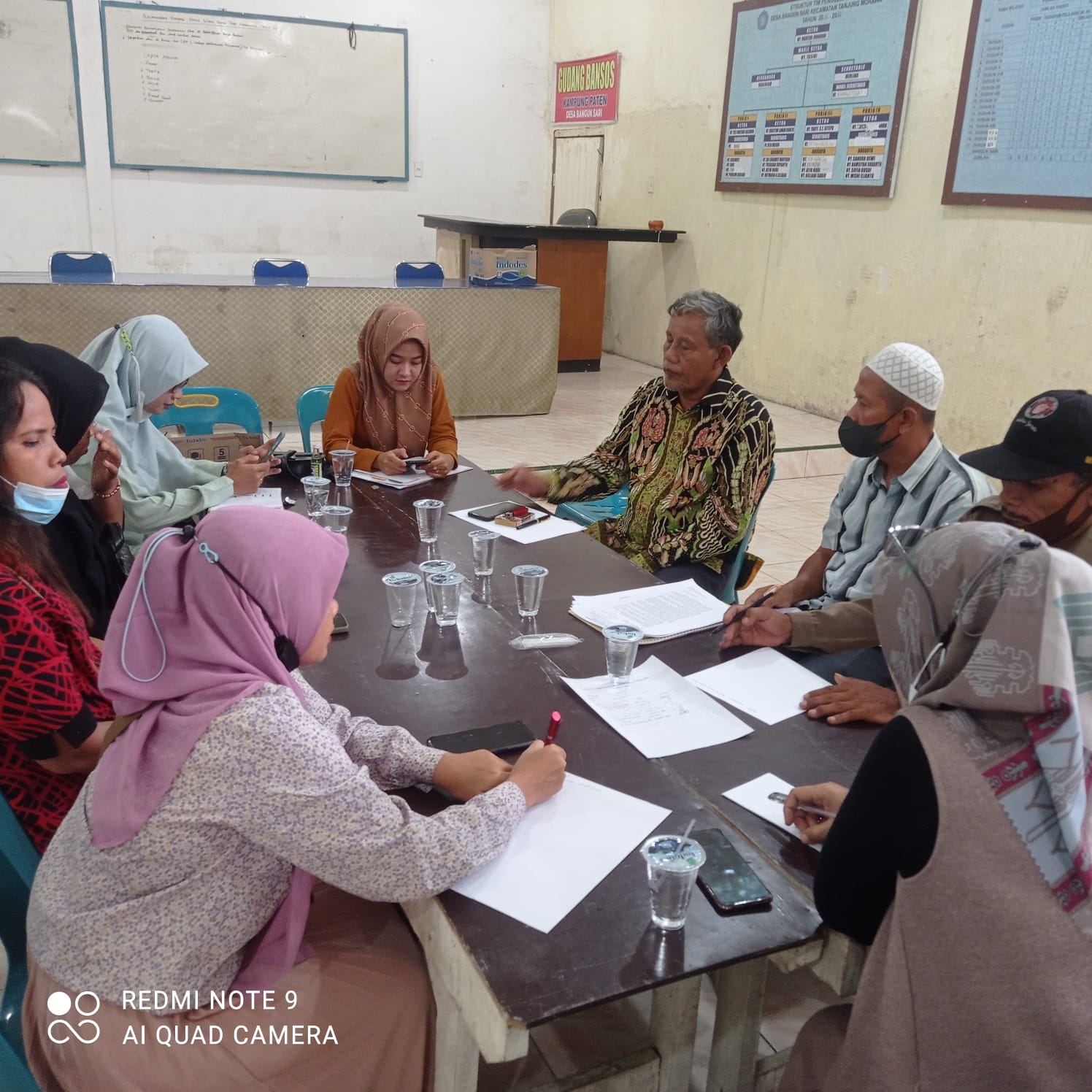 Terkait Polemik Pemberhentian Perangkat, BPD Bangun Sari Adakan Rapat Kordinasi