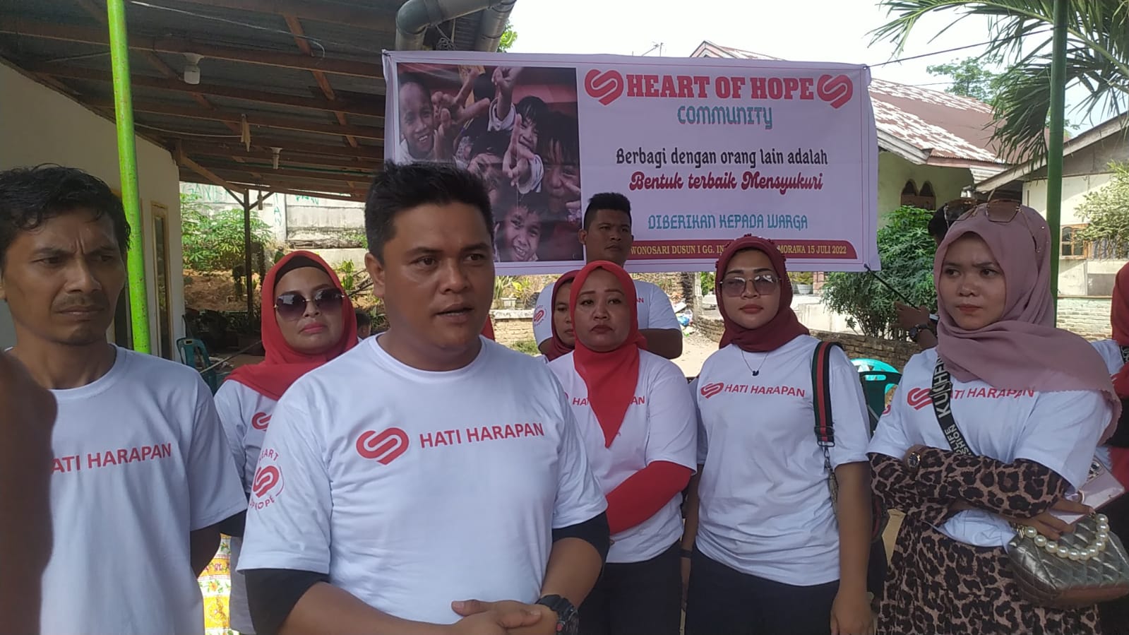 Heart Of Hope Community Adakan Bakti Sosial Bertema Berbagi di Jumat Berkah