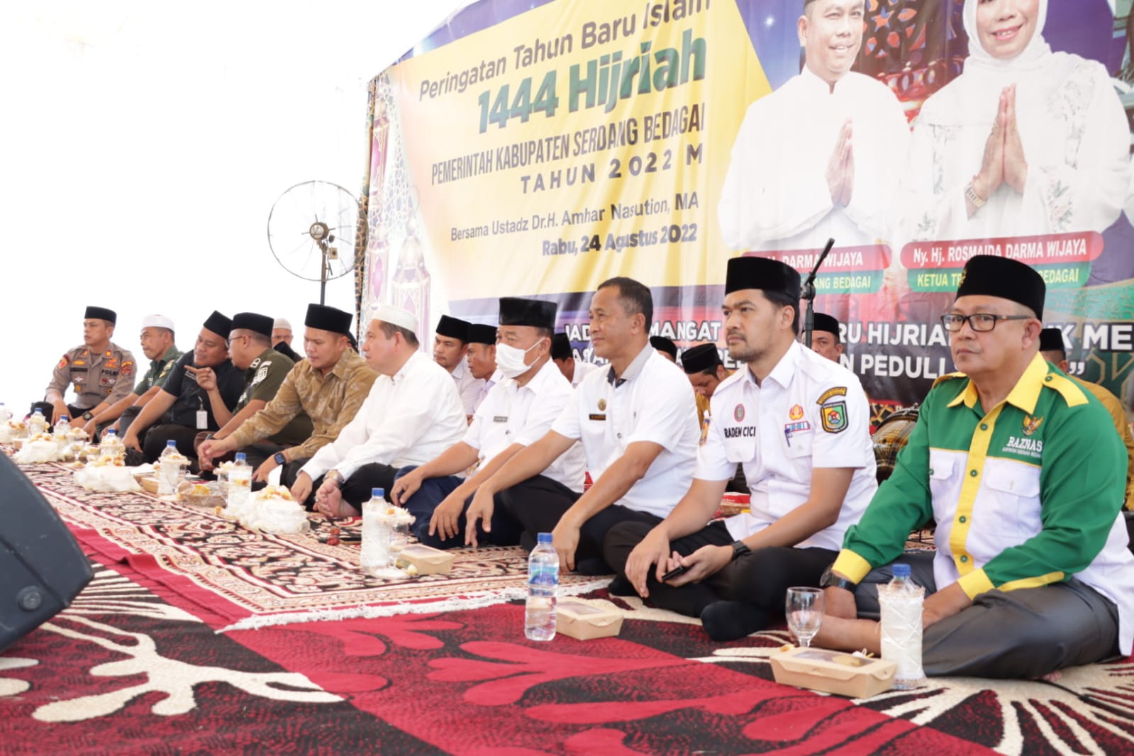 Wabub Sergai Hadiri Peringatan Tahun Baru Islam 1 Muharam 1444 H