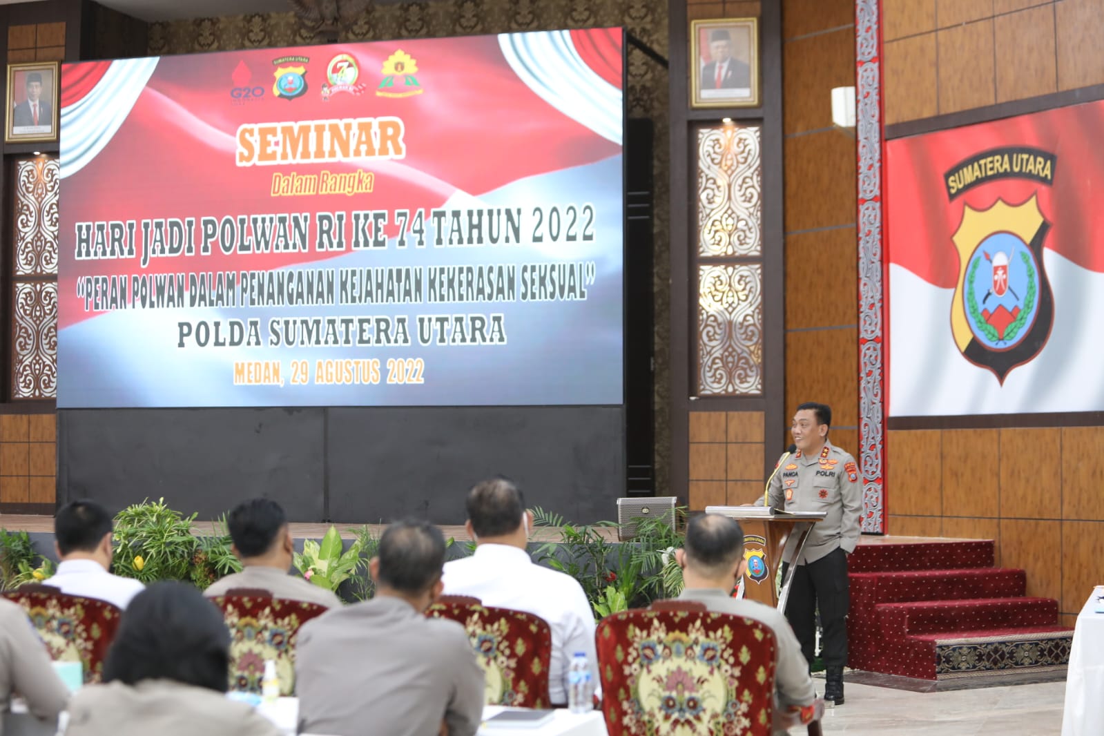 Seminar Penanganan Kejahatan Kekerasan Seksual, Kapolda Sumut Minta Lindungi Anak dan Perempuan