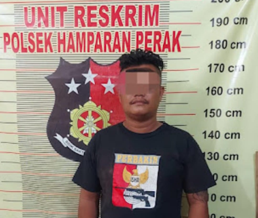 Ketua Ormas Ditangkap Polsek Hamparan Perak