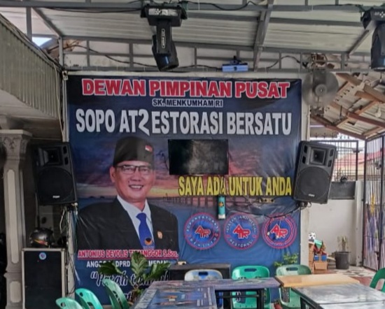 Sopo ATRestorasi Bersatu Terbentuk, Antonius Tumanggor Targetkan 25 DPD Segera Terbentuk Di Kab/Kota