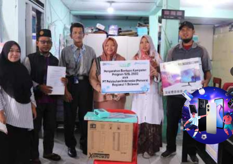 Tingkatkan Mutu Pendidikan, Pelindo Belawan Salurkan Bantuan Komputer Di Dua Yayasan