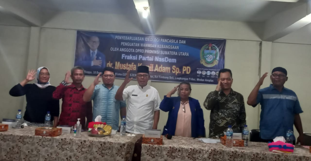 Masyarakat Keluhkan Maraknya Narkoba di Medan Amplas saat dr. Mustafa Kamil Adam Sp.PD Gelar Acara Ideologi Pancasila dan Penguatan Wasbang