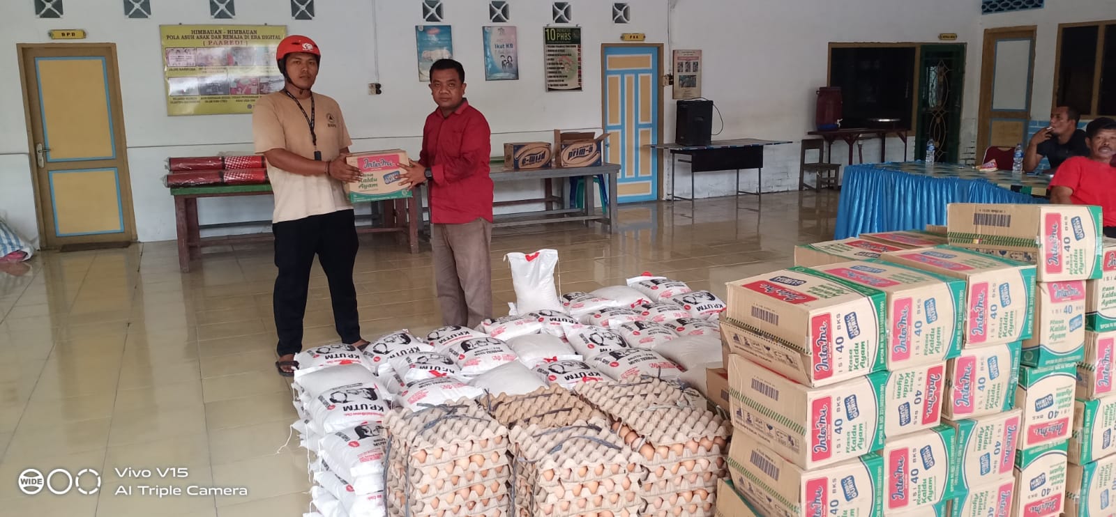 BPBD Sergai Kembali Menyerahkan Bantuan Sembako di Kecamatan Sei Bamban
