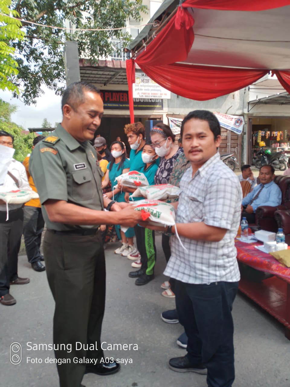 Meriah!….Persatuan Wartawan Polda Sumatera Utara PWPSU Bakti Sosial Dalam Menyambut Natal Dan Tahun Baru 2023