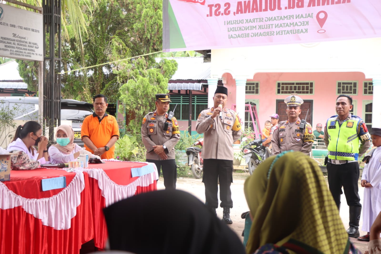 Hadiri Khitanan Massal Gratis, Kapolres Sergai: Semoga Klinik Juliana Terus Konsisten Berikan Pelayanan Kesehatan