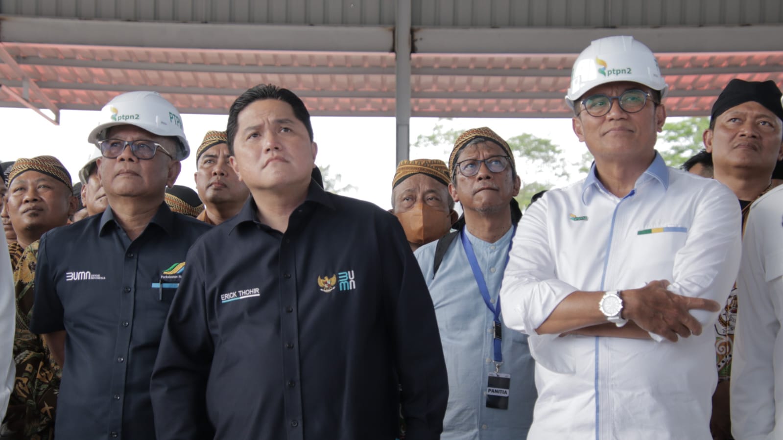 Menteri BUMN Tinjau Pabrik Minyak Makan Merah di Deli Serdang