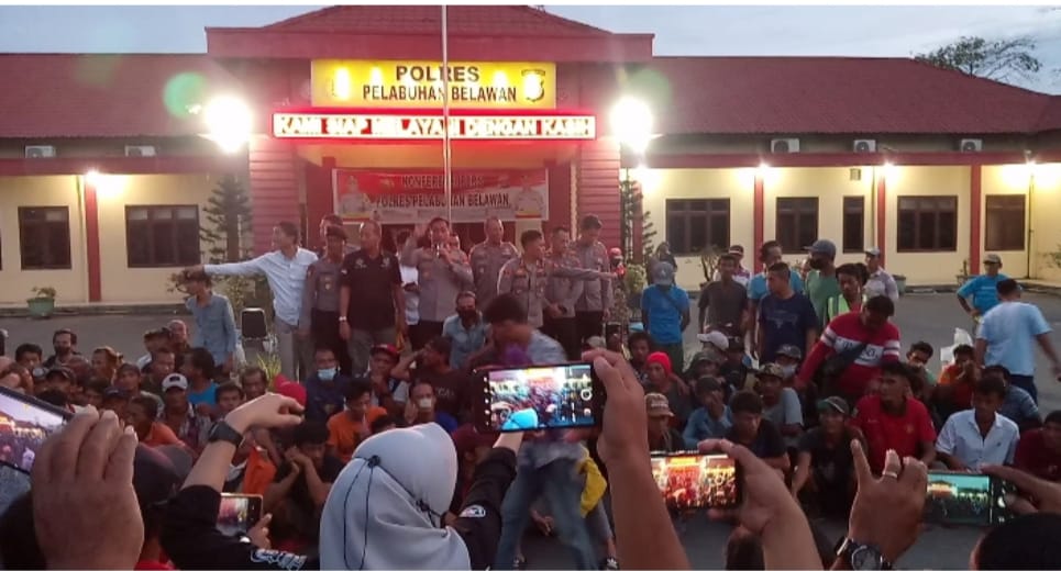 Mantap…!! Polres Pelabuhan Belawan Sikat Para Pungli