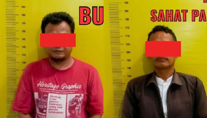 Gerak Cepat Satreskrim Polres Labuhan Batu Selatan Selatan Ciduk Dua Pria Pencetak dan Pengedar Uang Palsu