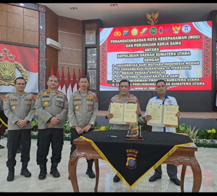 Lembaga Perlindungan Anak (LPA) Sumut Tanda Tangani MoU dengan Kapolda Sumatera Utara