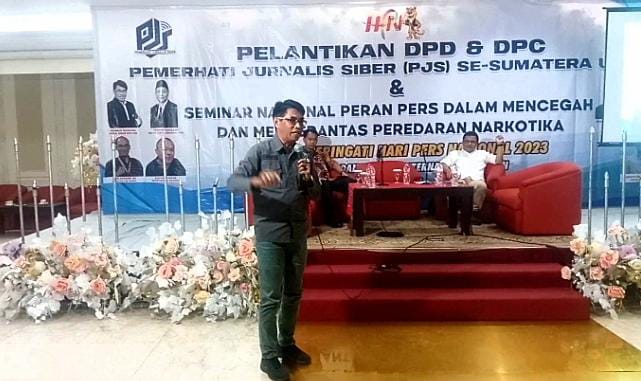 Peringati HPN 2023, PJS Gelar Seminar Nasional Dan Pelantikan DPD, DPC Se-Sumut