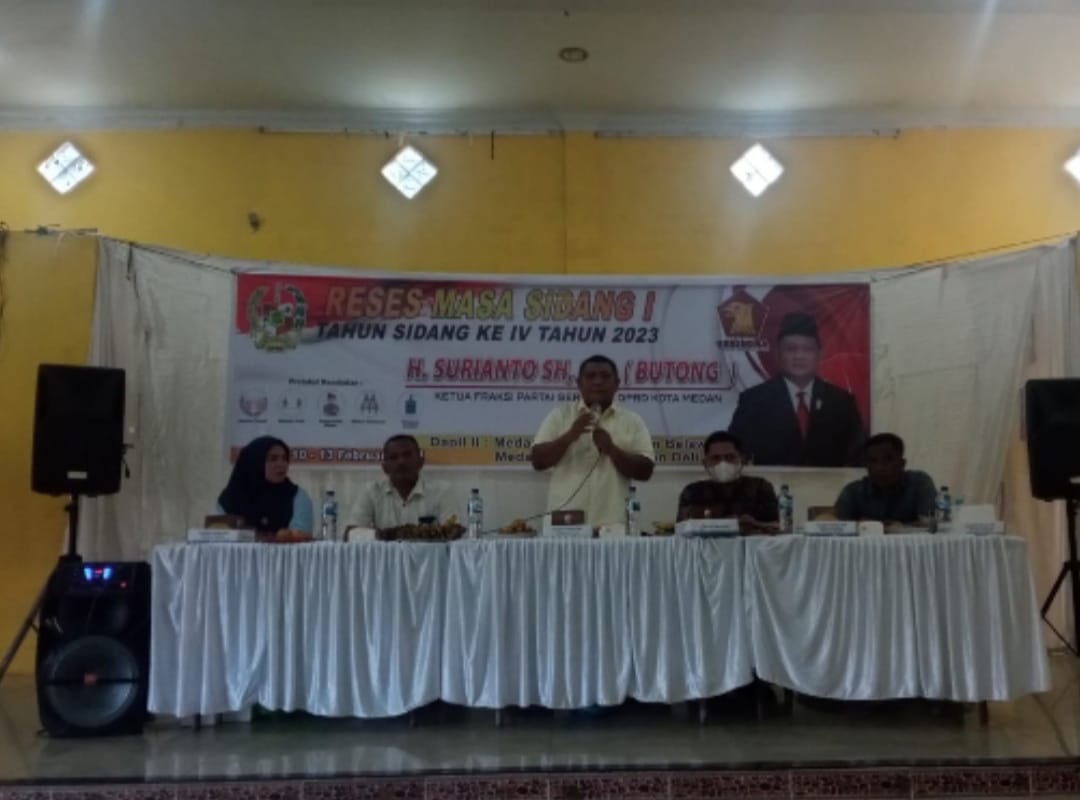 Anggota DPRD Kota Medan Dari Fraksi Gerindra Adakan Reses Di Medan Marelan