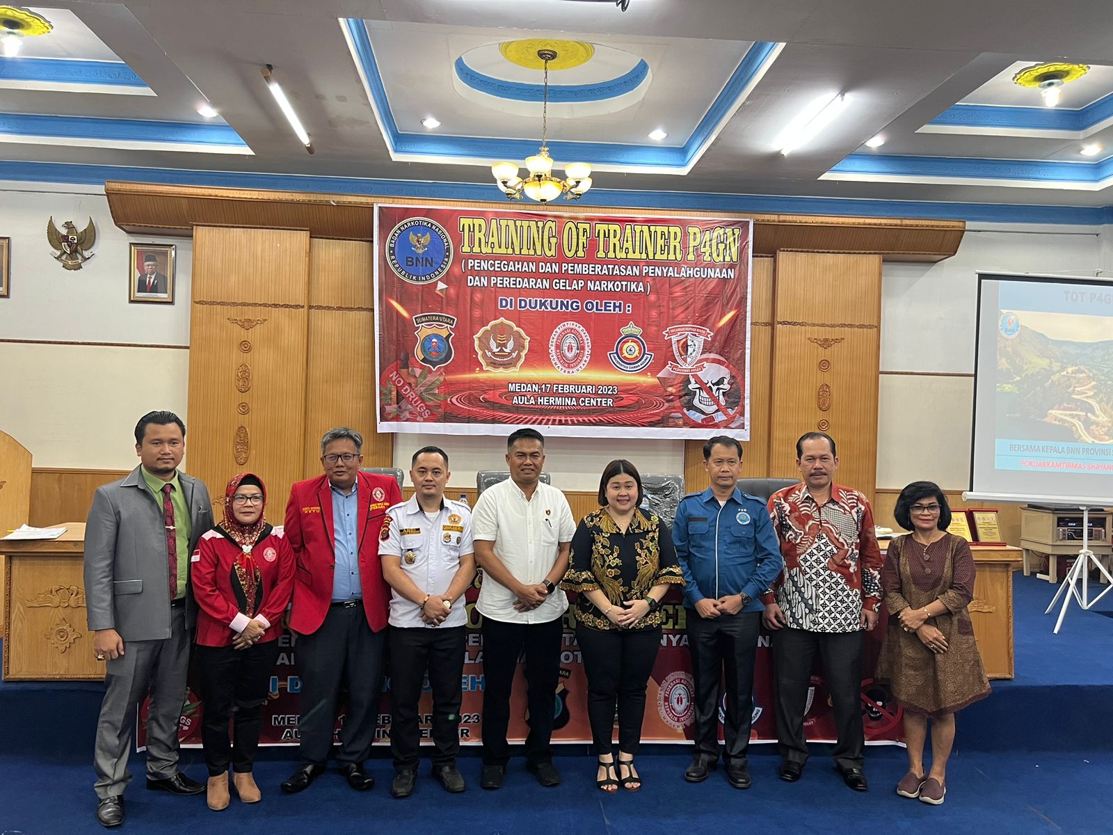 Sumut Darurat Narkoba, UDA Bersama BNN, Poldasu dan Ferari Gelar Training of Trainer P4GN