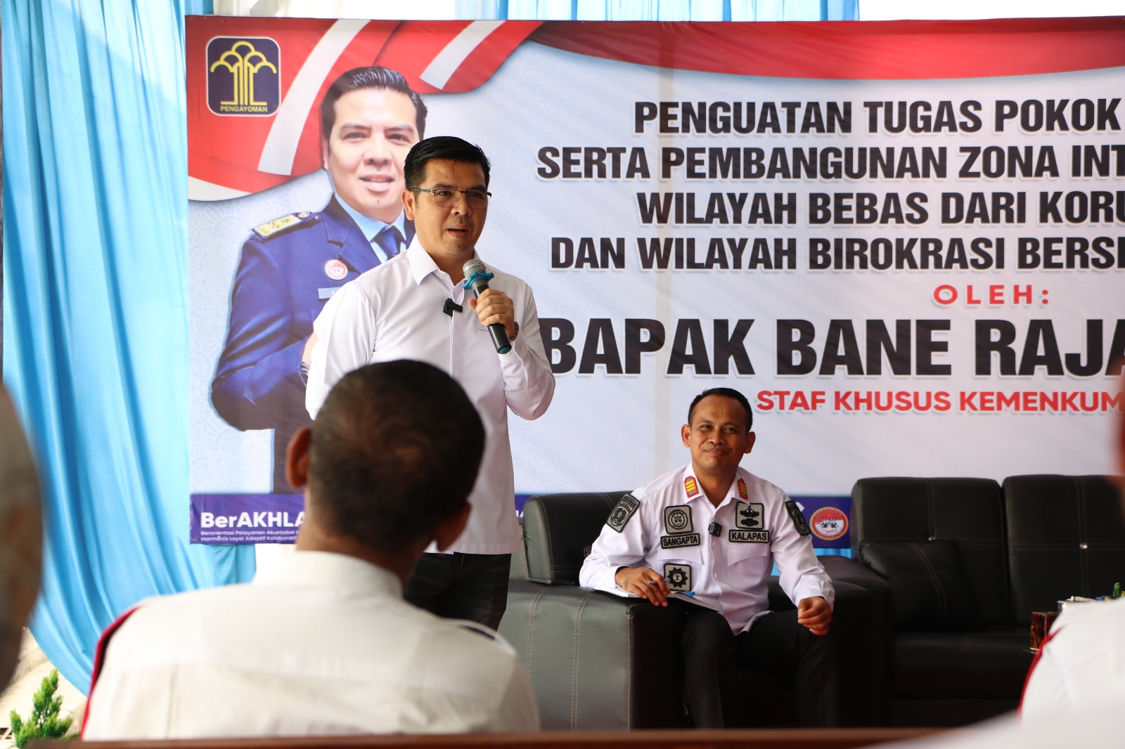 Stafsus Kemenkumham, Bane Manalu Sambangi Lapas Tanjungbalai Dan Beri Penguatan Pencanangan ZI Menuju WBK & WBBM – Kanwil Kemenkumham Sumut