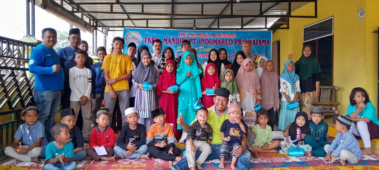 Jelang Ramadhan, TKBM Mandiri Bersama PT. Indomarco Prismatama Santuni Anak Yatim Dan Kaum Dhuafa