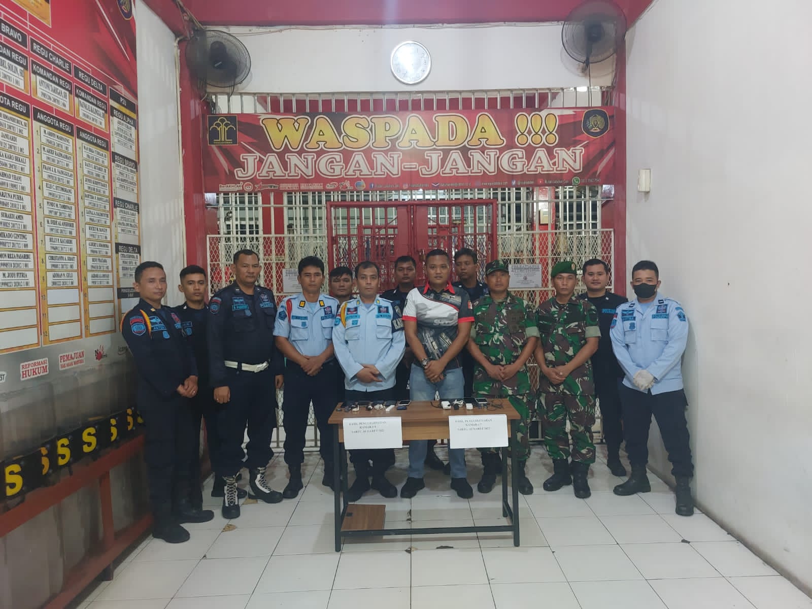 Jaga Keamanan Dan Ketertiban, Sambut Hari Bhakti Dan Bulan Suci Ramadhan, Rutan Kelas I Labuhan Deli Laksanakan Dan Razia Di Seluruh Blok Hunian.