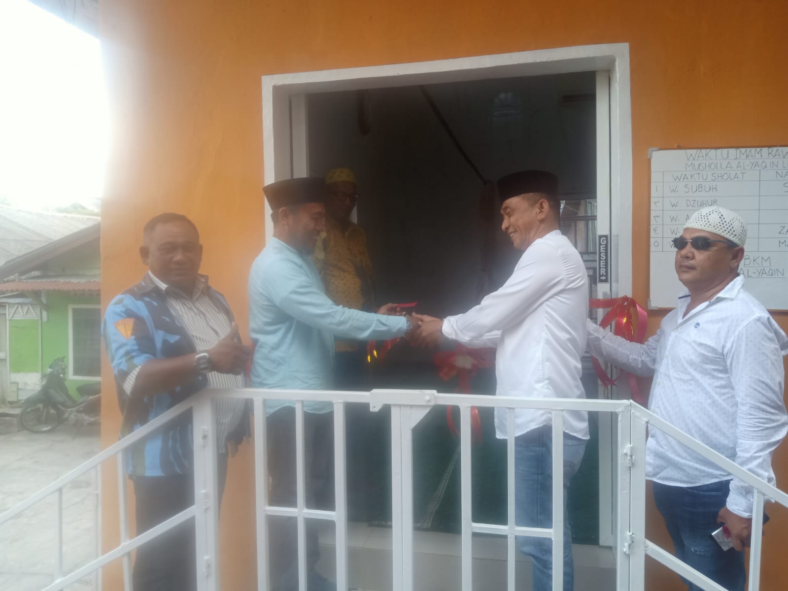 Ketua Anak Cabang (PAC) IPK Kecamatan Belawan Resmikan Mushalla Al- Yaqin Dan Mushalla Nurul Iman