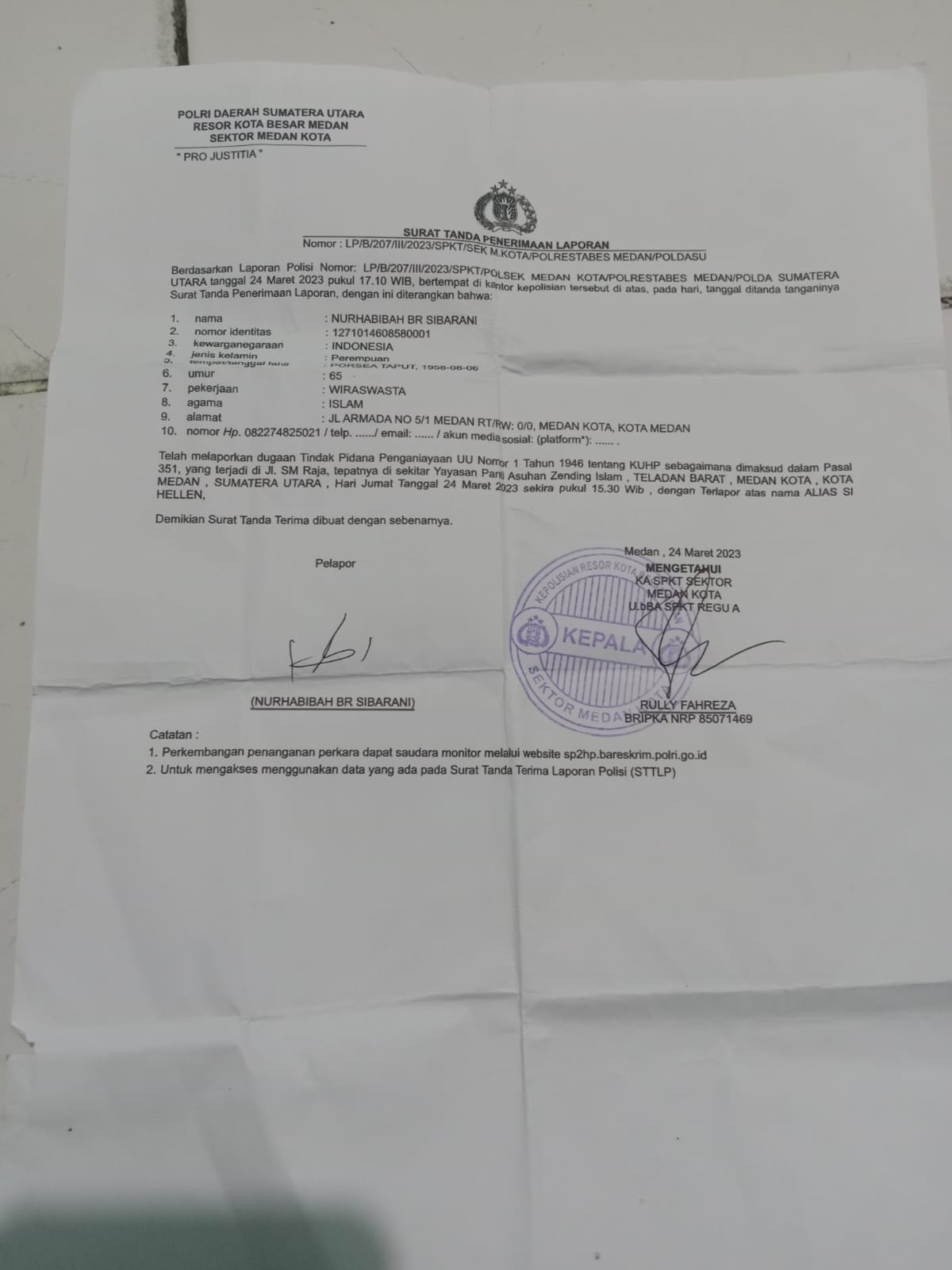 Ahli Waris Yayasan Panti Asuhan Zending Islam Dianiaya Anak dan Emak