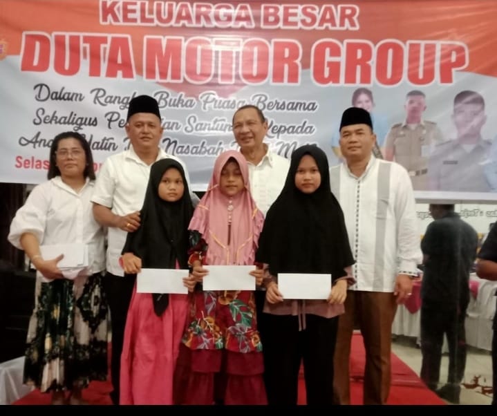 PT Duta Motor Grup Gelar Bukber, Santuni Anak Yatim Dan Orang Tua Jompo