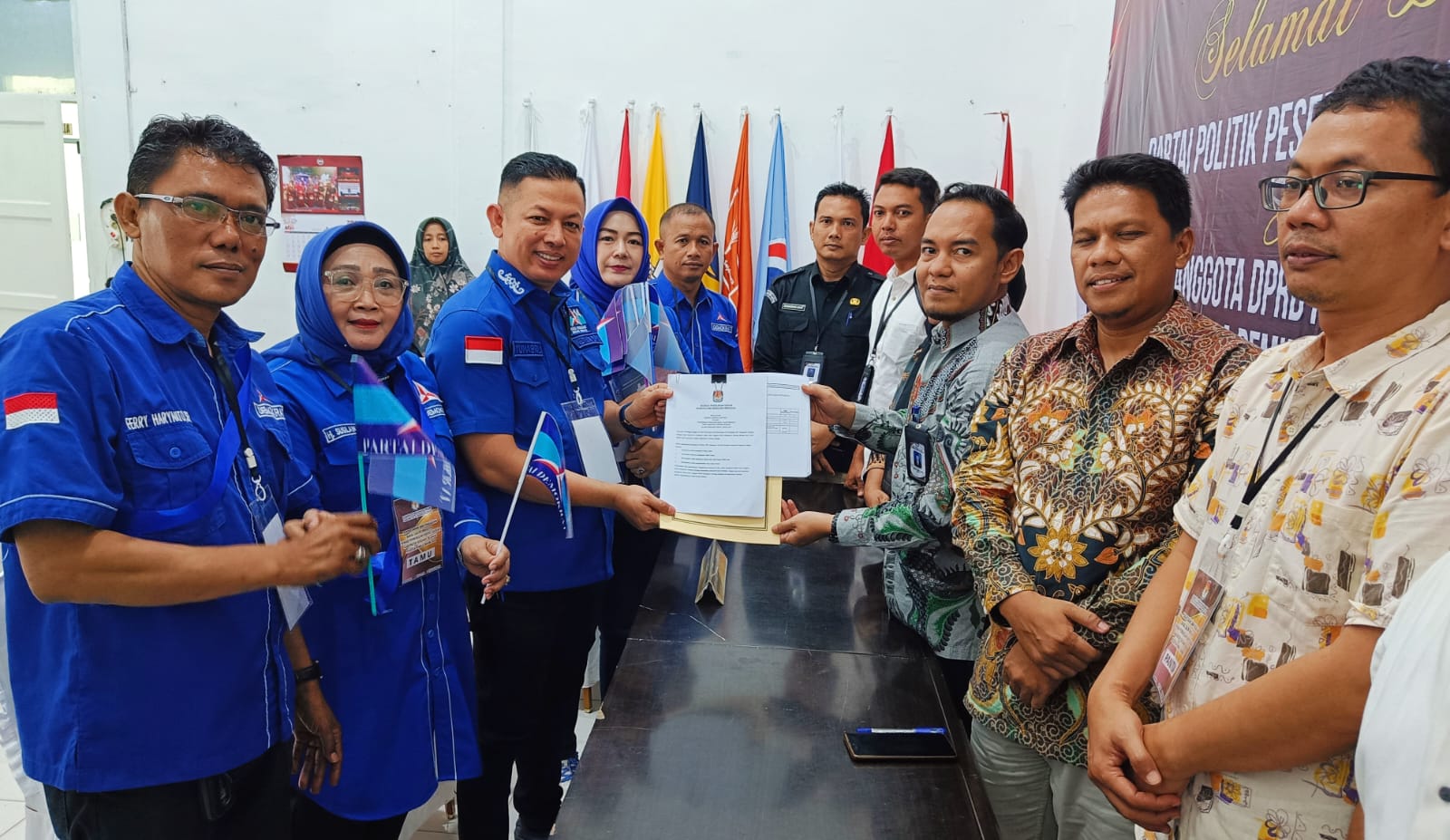 DPC Demokrat Sergai Resmi Daftar Bacaleg ke KPU