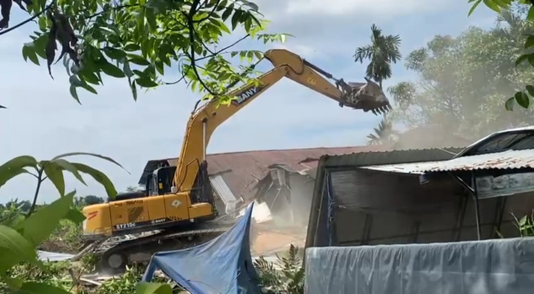Pembersihan Areal HGU Sampali Berjalan Kondusif