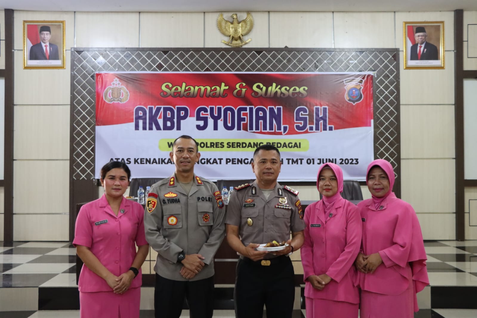 Wakapolres Sergai Naik Pangkat Dari Kompol Menjadi AKBP