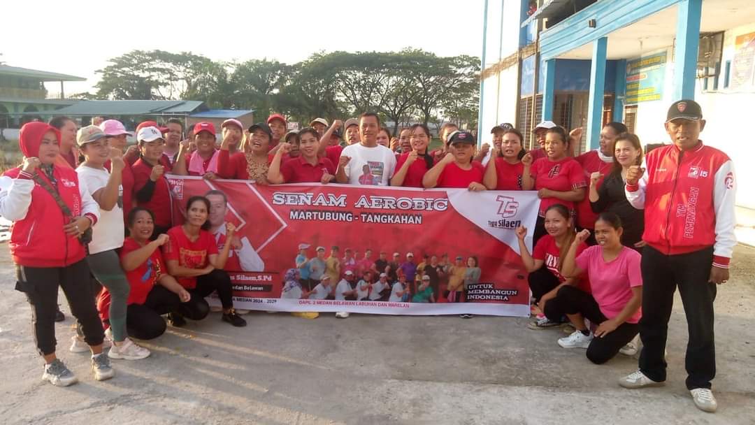 Tim Senam Aerobic Martubung Siap Dukung Togu Silaen menuju 2024