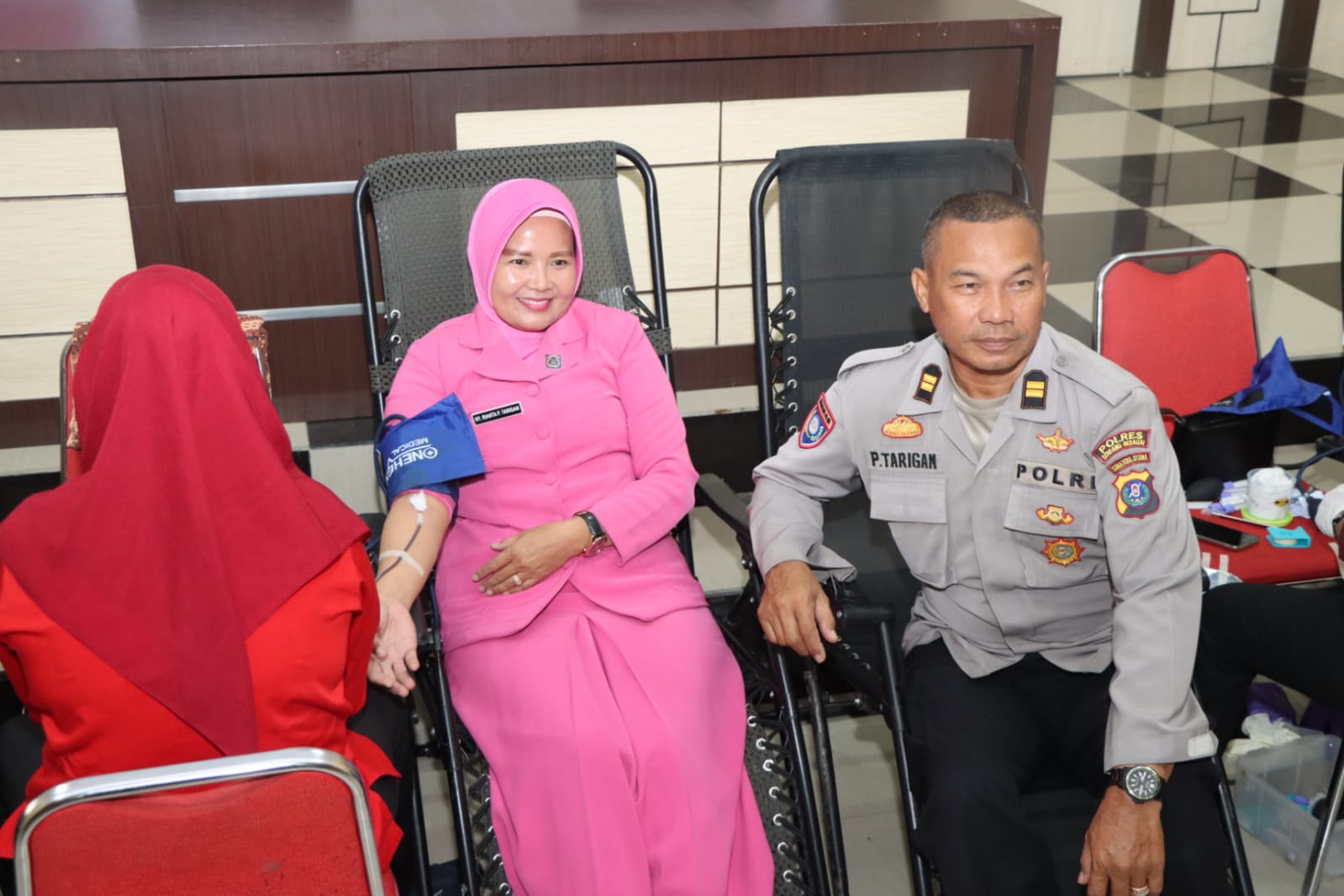 Sambut HUT Bhayangkara Ke- 77 Polres Sergai Adakan Bhakti Sosial Donor Darah