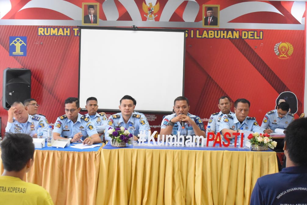 Rutan Labuhan Deli Kanwil Kemenkumham Sumut Kembali Gelar Sidang TPP