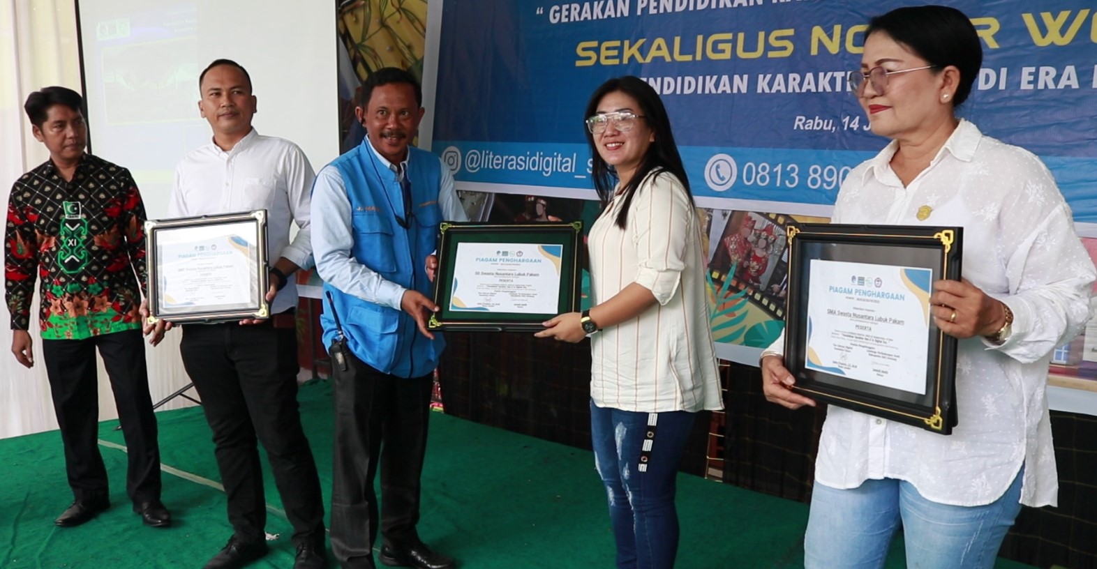 Sejumlah Eelemen Menggandeng YP Nusantara Gelar Kegiatan Literasi Digital Secara Online