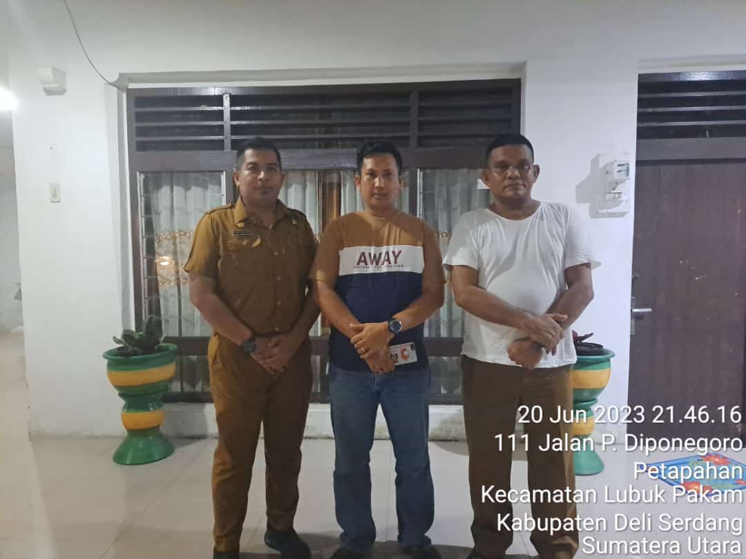 Kasi Trantib dan Camat Lubuk Pakam Bersama Garda Kamtibmas Indonesia Sumut Berupaya Ciptakan Situasi Aman dan Tertib