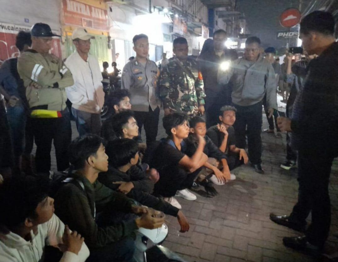 Puluhan Remaja Diduga Geng Motor Diamankan Polres Pelabuhan Belawan