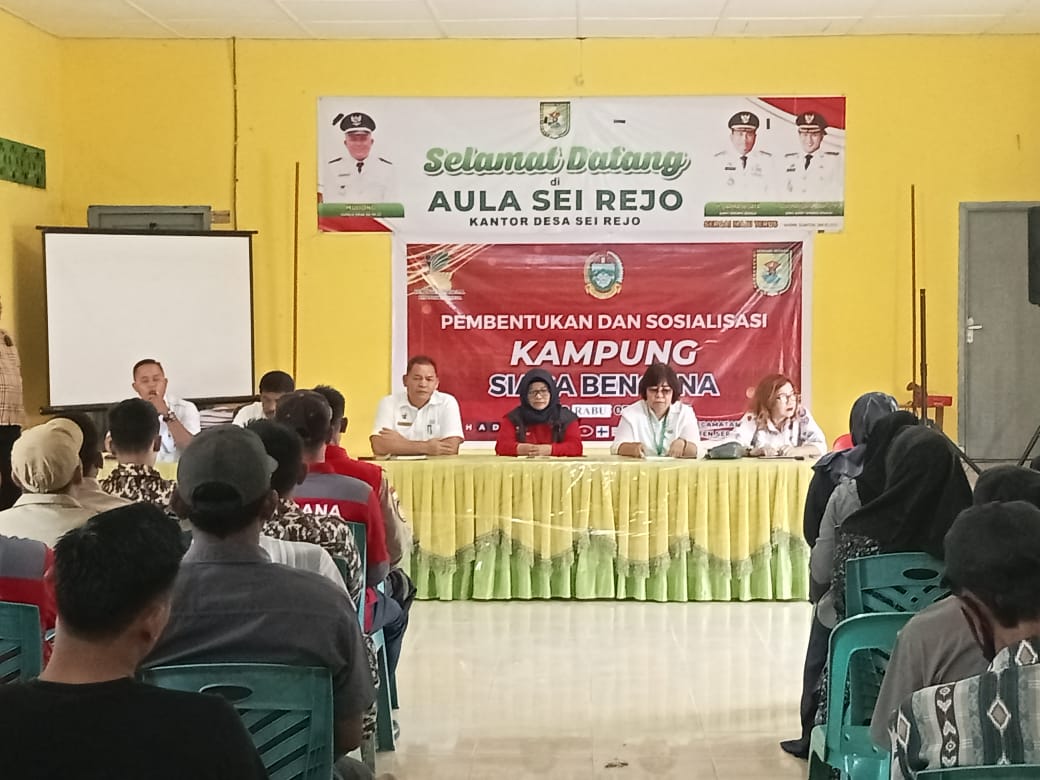 Desa Sei Rejo Kecamatan Sei Rampah, Sergai Bentuk dan Sosialisasi Kampung Siaga Bencana
