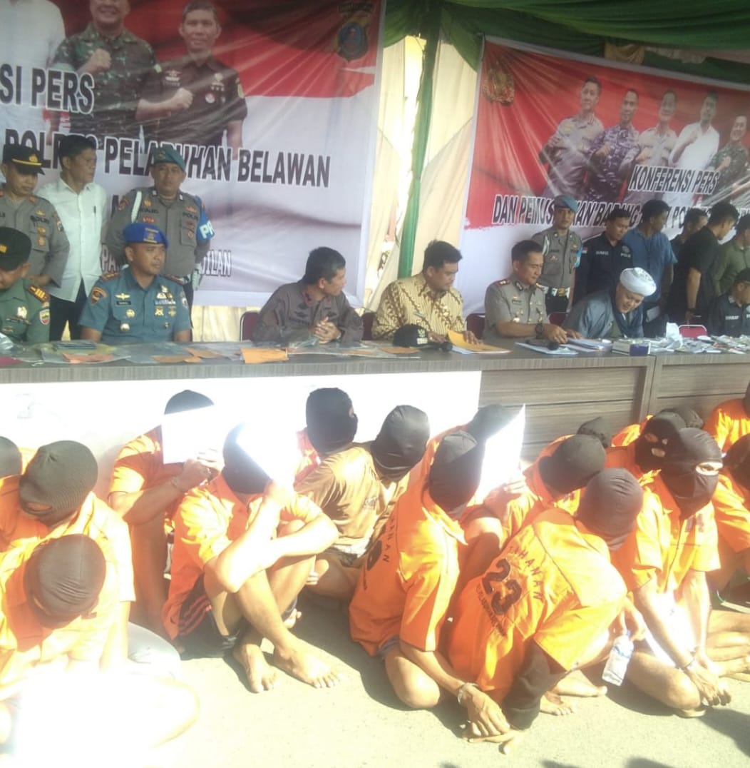 Kapolres Pelabuhan Belawan Paparkan Berbagai Macam Kasus Tindak Kejahatan