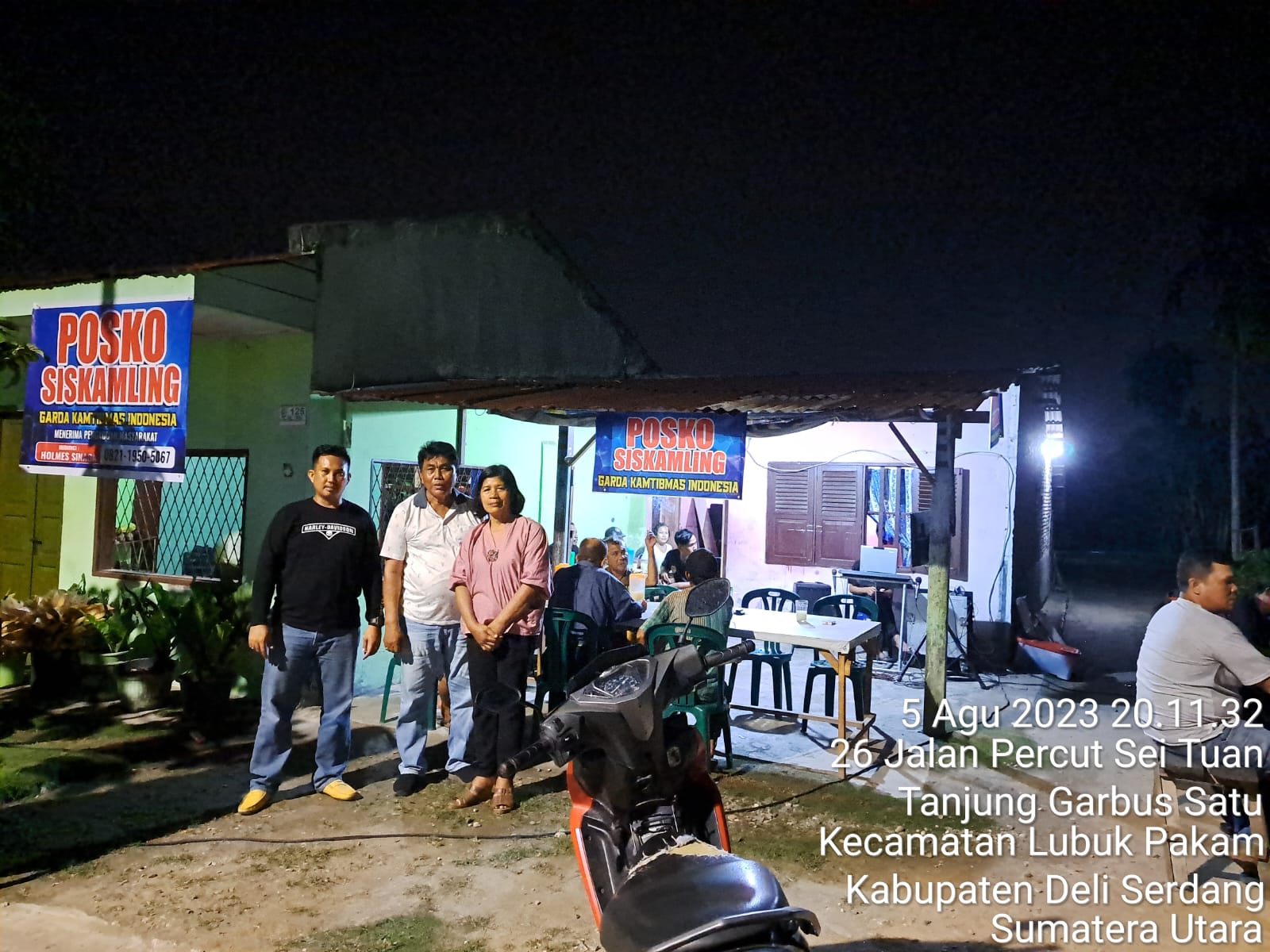 Bacaleg PSI Drs. Santun Manurung Kunjungi Posko Siskamling Kunjungi Posko Siskamling dan Mendukung Program Garda Kamtibmas Indonesiaesia