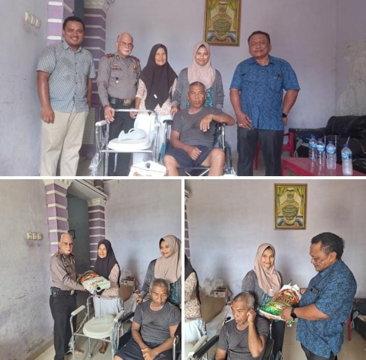 Jum’at Berkah, Kapolsek Batang Kuis Berikan Tali Asih