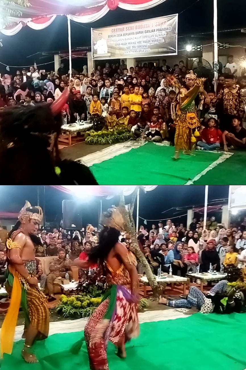 Pagelaran Gebyar 1 Suro Dalam Bersih Deso Pasar Miring Melestarikan Budaya Jawa Tulen