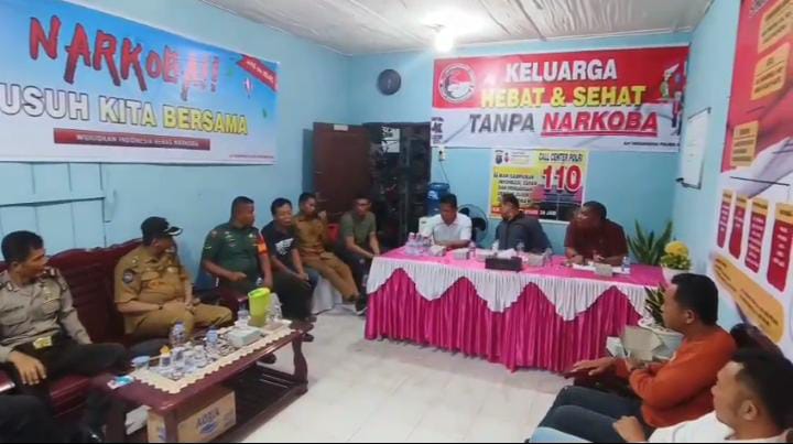 Pimpin Tim Supervisi, Wadir Reserse Narkoba Polda Sumut Tinjau Kampung Tangguh di Pasar Bengkel