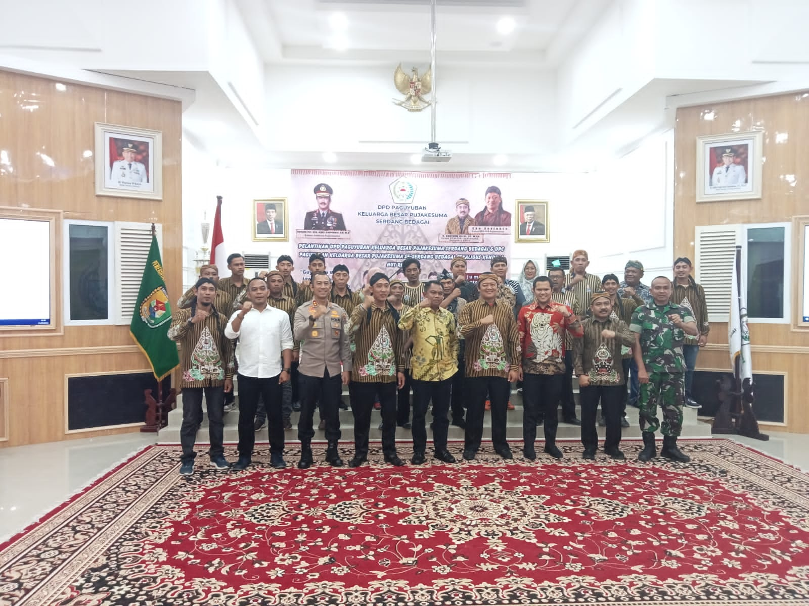 Pelantikan DPD dan DPC PKB Pujakesuma se-Sergai sekaligus Kenduri Menyambut HUT RI-78