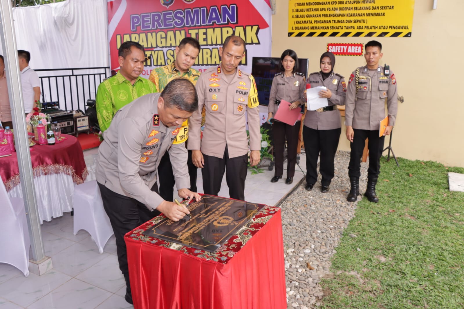 Kapolda Sumatera Utara Resmikan Lapangan Tembak Tantya Sudhirajati Polres Sergai